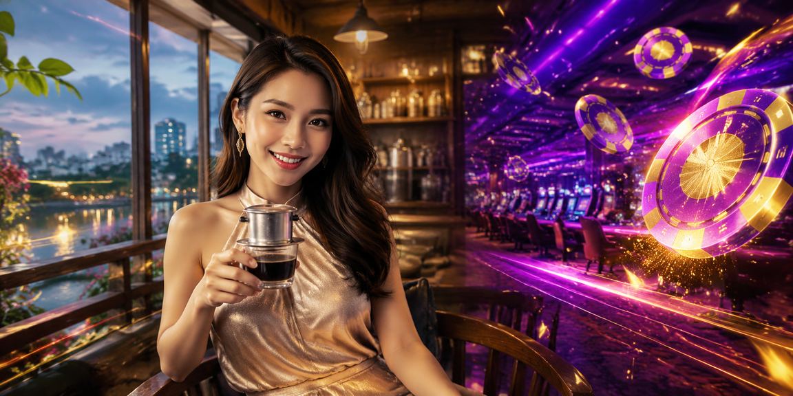 Người chơi cá cược casino bên cà phê sáng tại Hà Nội