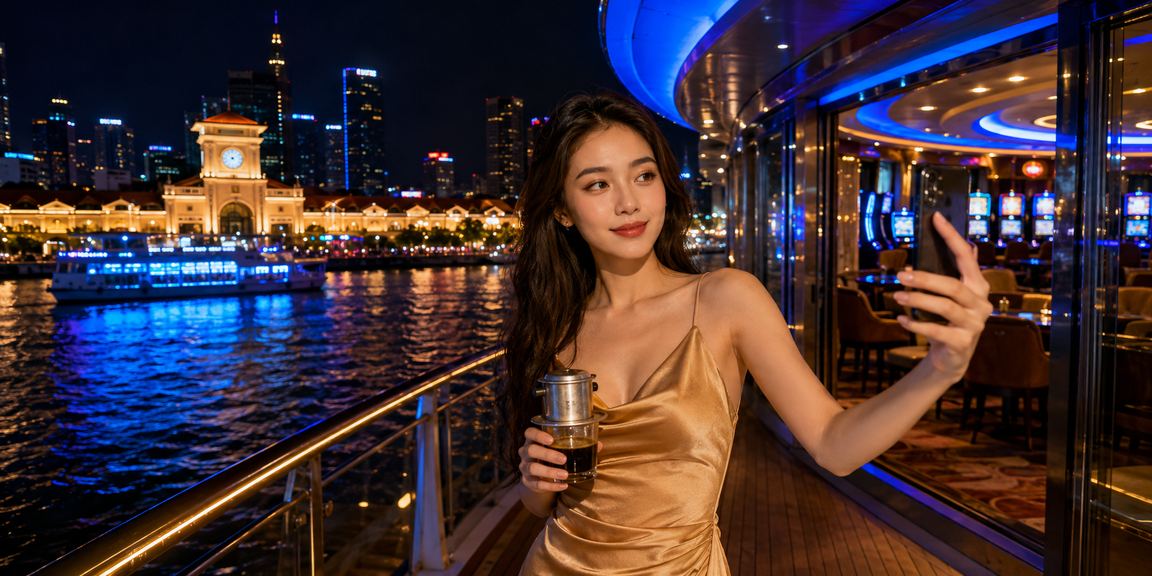 Người dùng Việt Nam trải nghiệm casino trên điện thoại bên tách cà phê tại TP.HCM