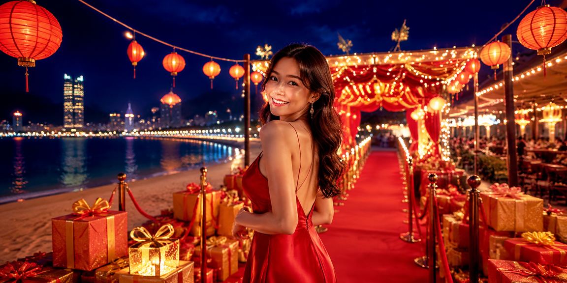 Không khí giải trí casino về đêm tại chợ đêm Quy Nhơn